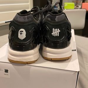 Bape x Undefeated x Adidas ZX 8000 Black